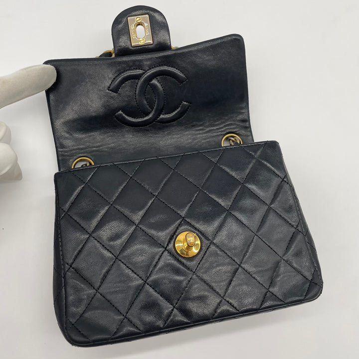 CHANEL Mini Matelasse Shoulder Bag
