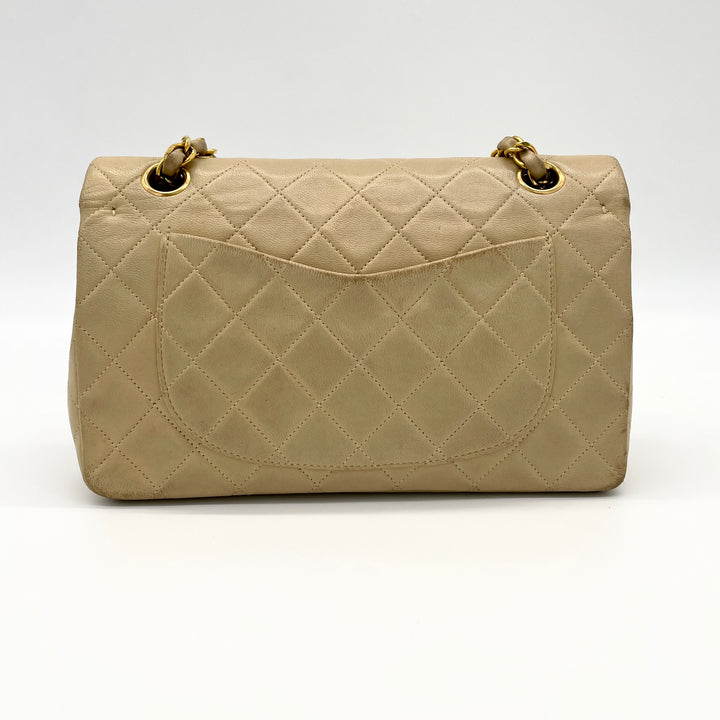 CHANEL Matelasse shoulder bag with double flap