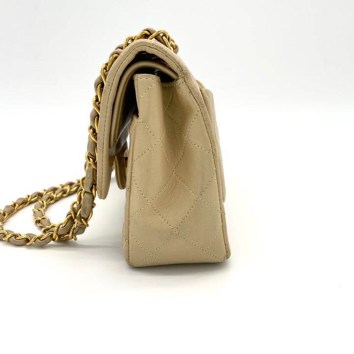 CHANEL Matelasse shoulder bag with double flap