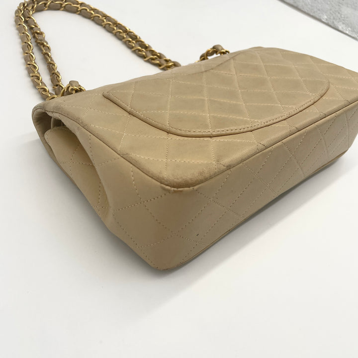 CHANEL Matelasse shoulder bag with double flap