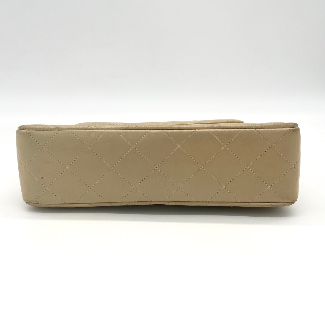 CHANEL Matelasse shoulder bag with double flap