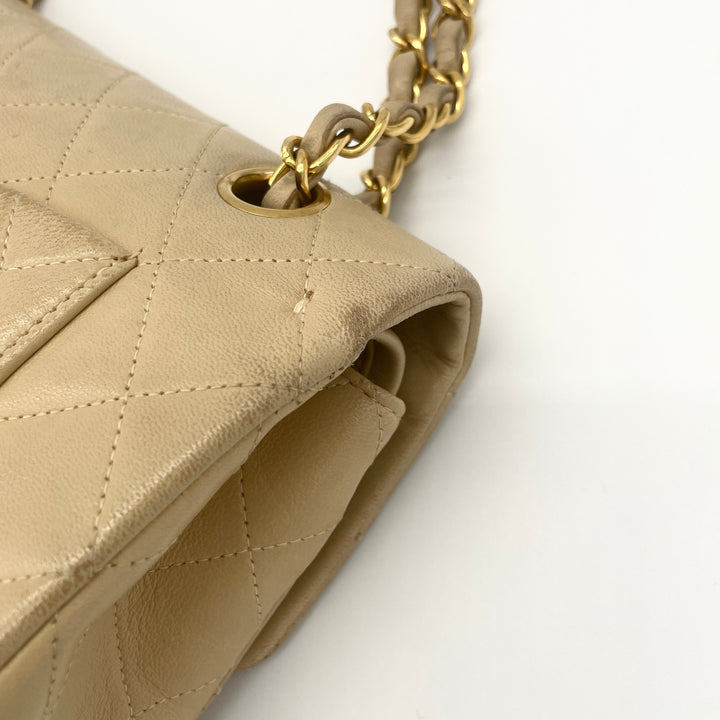 CHANEL Matelasse shoulder bag with double flap