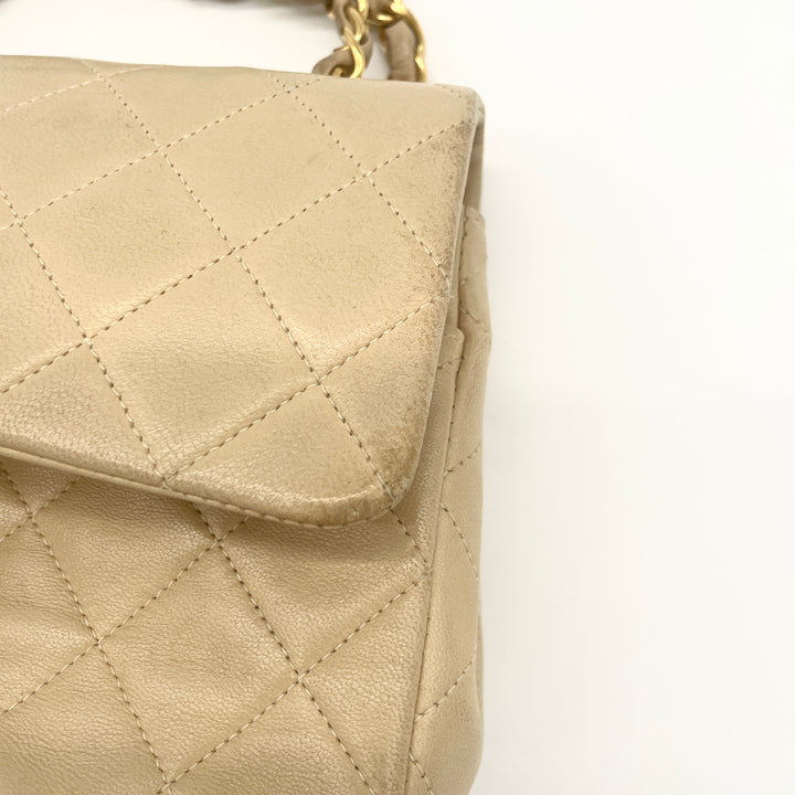 CHANEL Matelasse shoulder bag with double flap