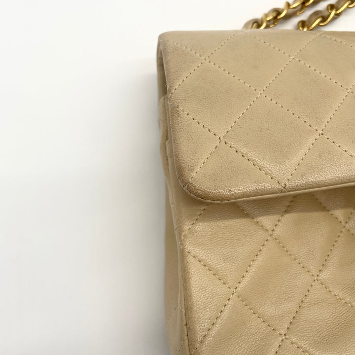 CHANEL Matelasse shoulder bag with double flap