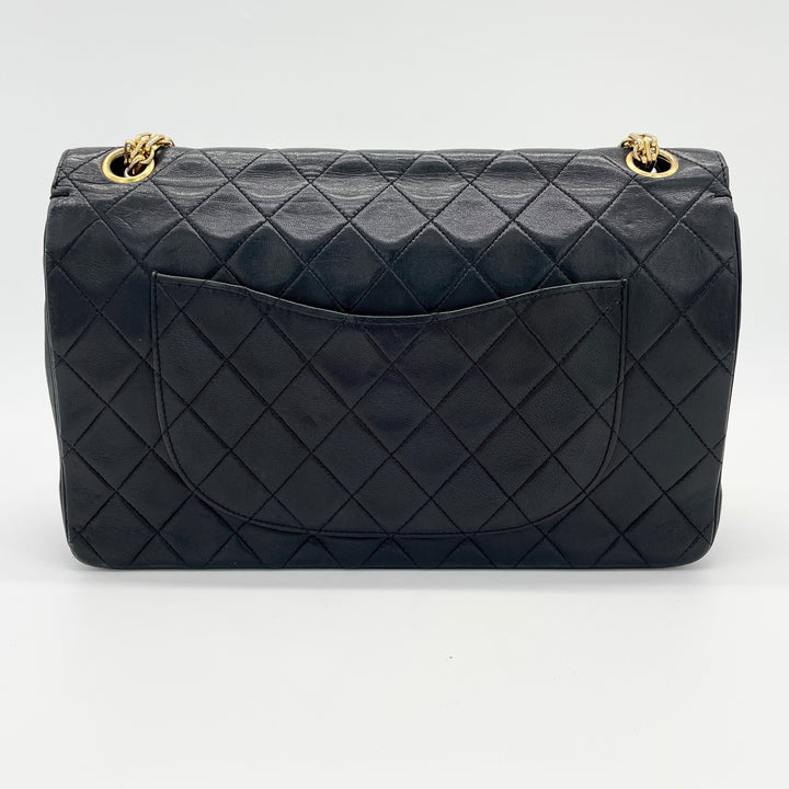 CHANEL Matelasse shoulder bag with double flap