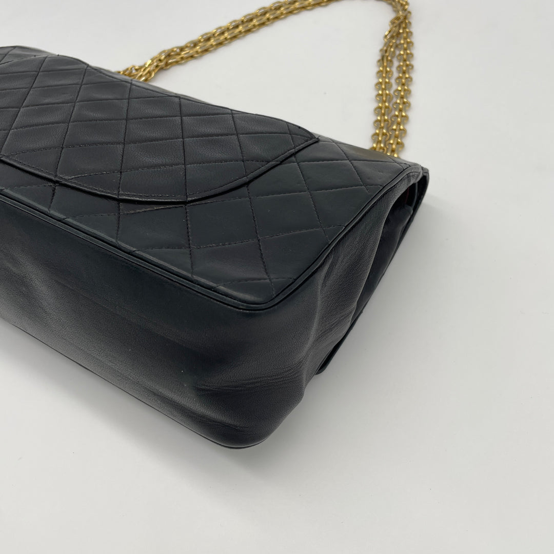 CHANEL Matelasse shoulder bag with double flap