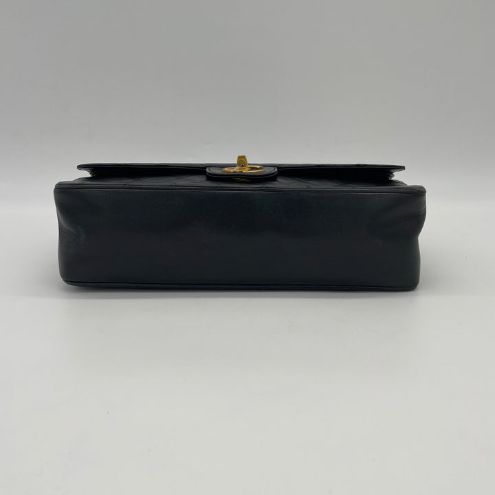 CHANEL Matelasse shoulder bag with double flap