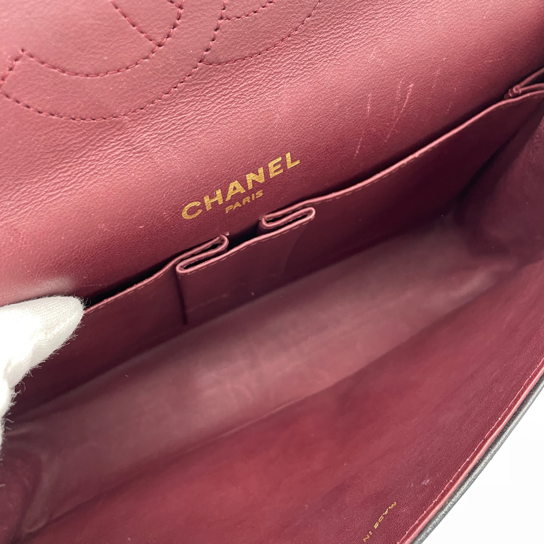 CHANEL Matelasse shoulder bag with double flap
