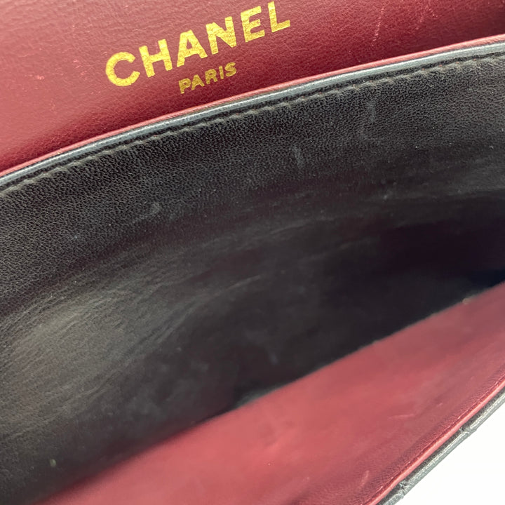 CHANEL Matelasse shoulder bag with double flap